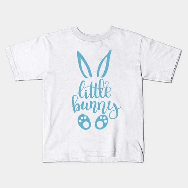 Little Bunny Kids T-Shirt by valentinahramov